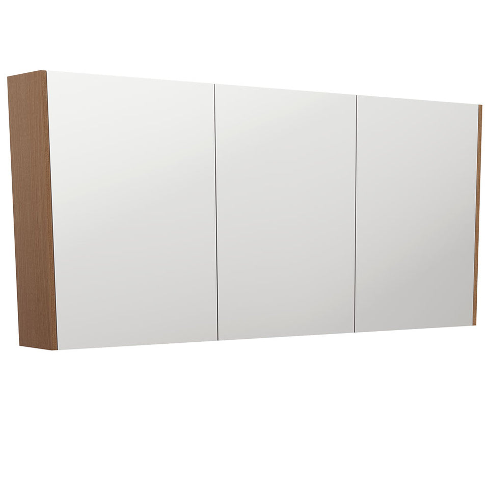 Fienza 1500 Mirror Cabinet with Walnut Side Panels