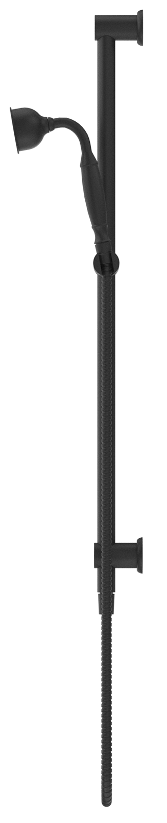 Bella Vista Mica Heritage Shower Rail (R04-BLK) 3