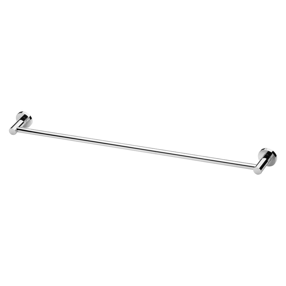 Phoenix Tapware Radii Single Towel Rail Round Plate - 800mm (RA803CHR)