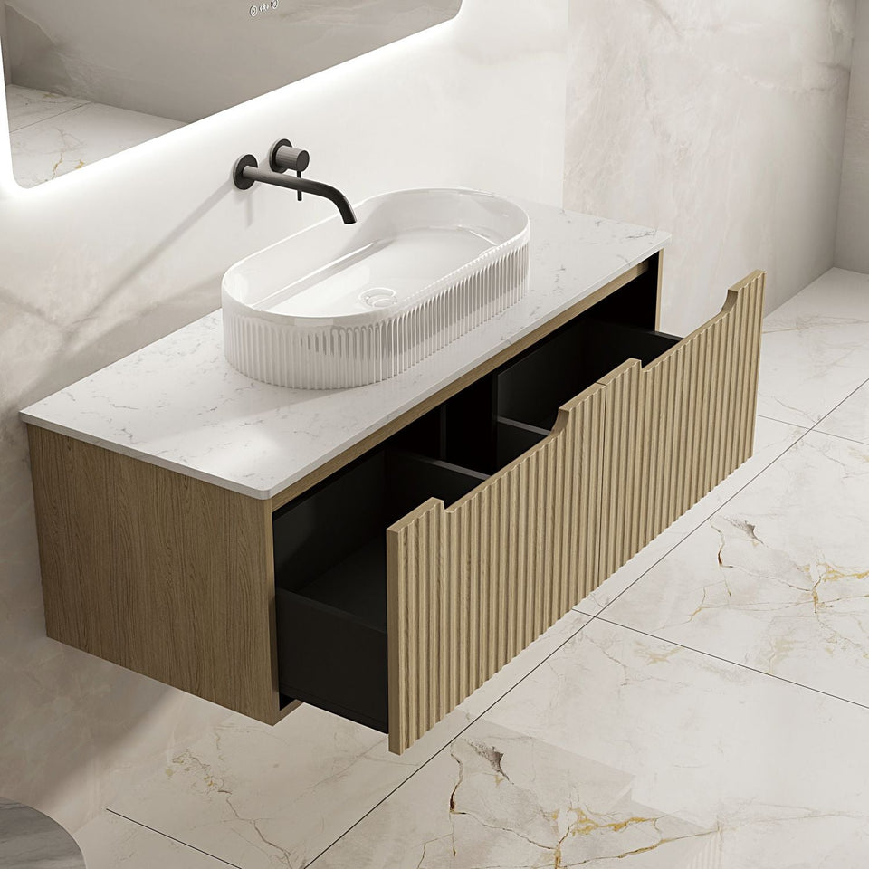 Fluted Rhea 1200mm Wall-Hung Cabinet - Natural Oak - RH-120W-NO_ST-120-CA_3