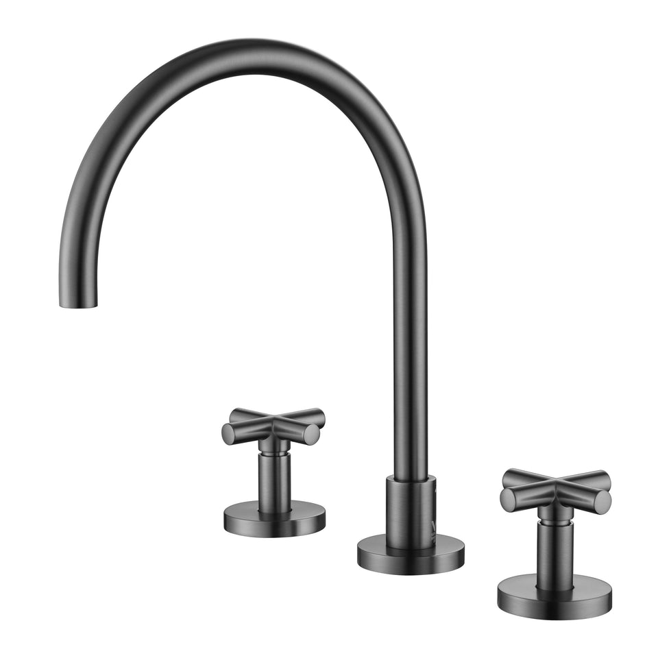 Modern National Ryker Kitchen Set 1/4 Turn - Gun Metal (RYK004GM)