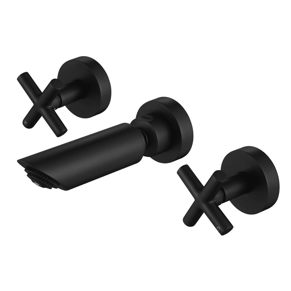 Modern National Ryker Shower Set 1/4 Turn - Matte Black (RYK008BK)