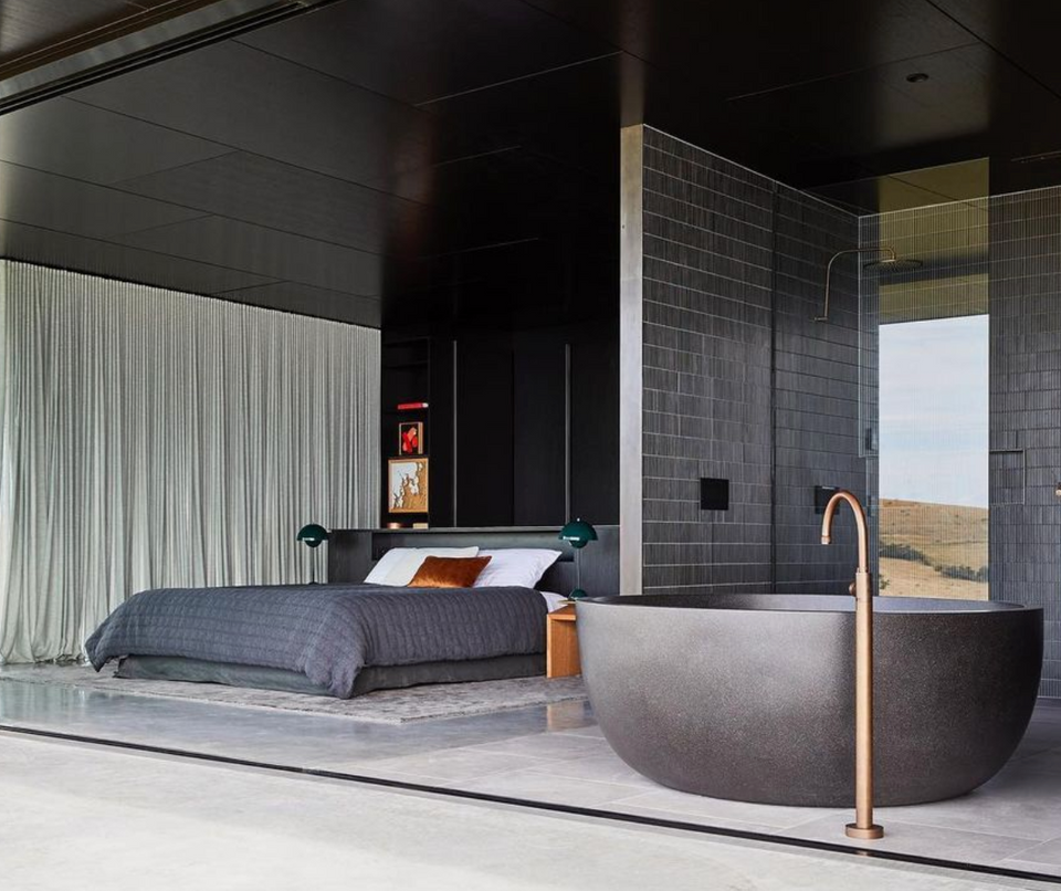 Pietra Bianca Romeo Freestanding Stone Bath