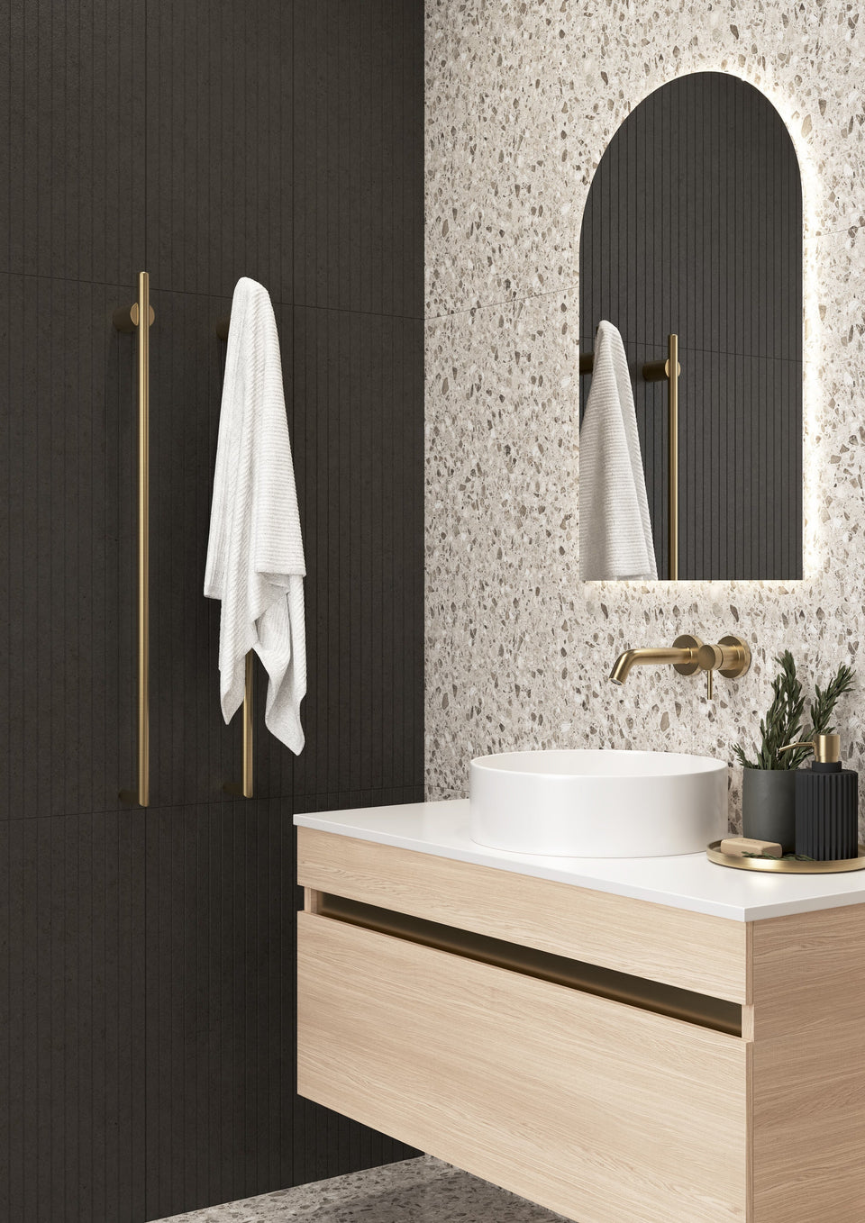 Thermogroup Vertical Heated Towel Rail