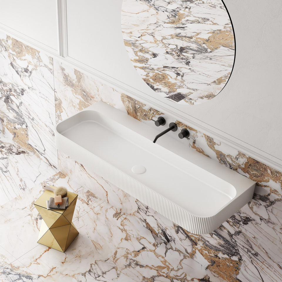 Cassa Design V-Groove Wall Hung Basin