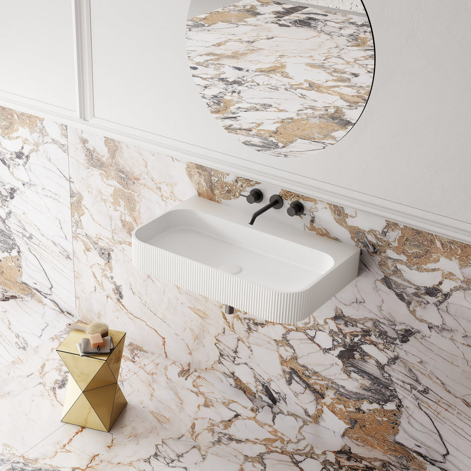 Cassa Design V-Groove Wall Hung Basin