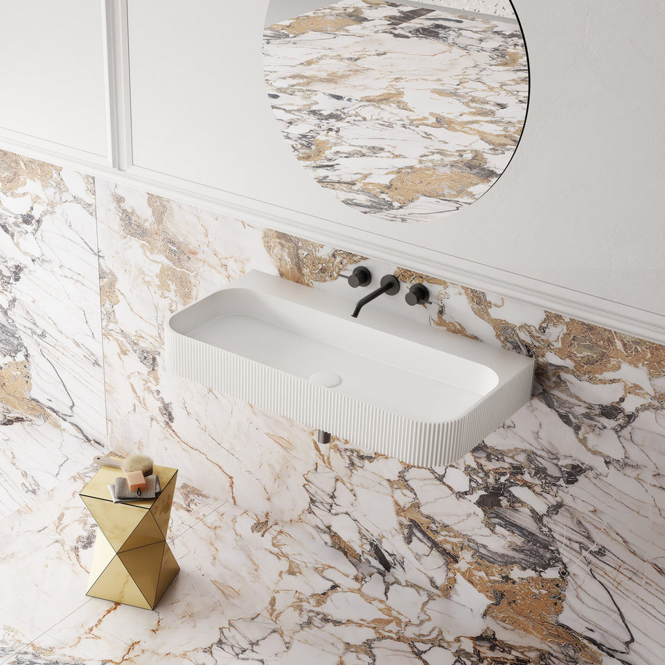 Cassa Design V-Groove Wall Hung Basin
