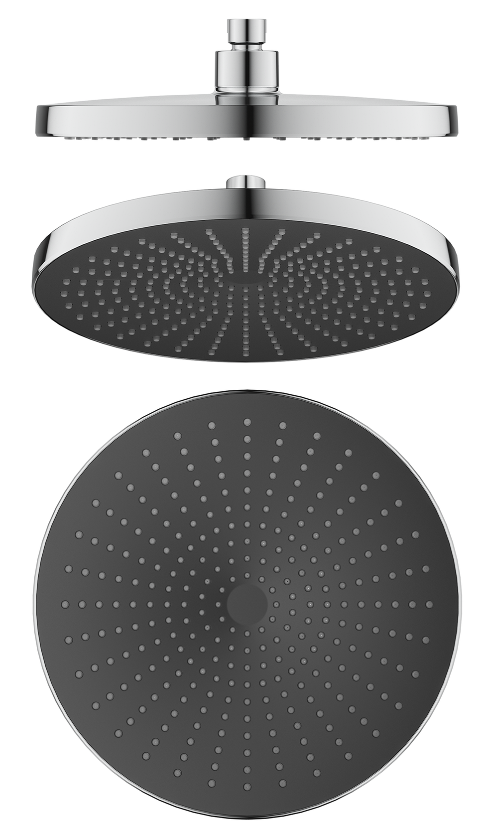 Bella Vista Mica 6H Shower Head (SH-6-R-250-CP)