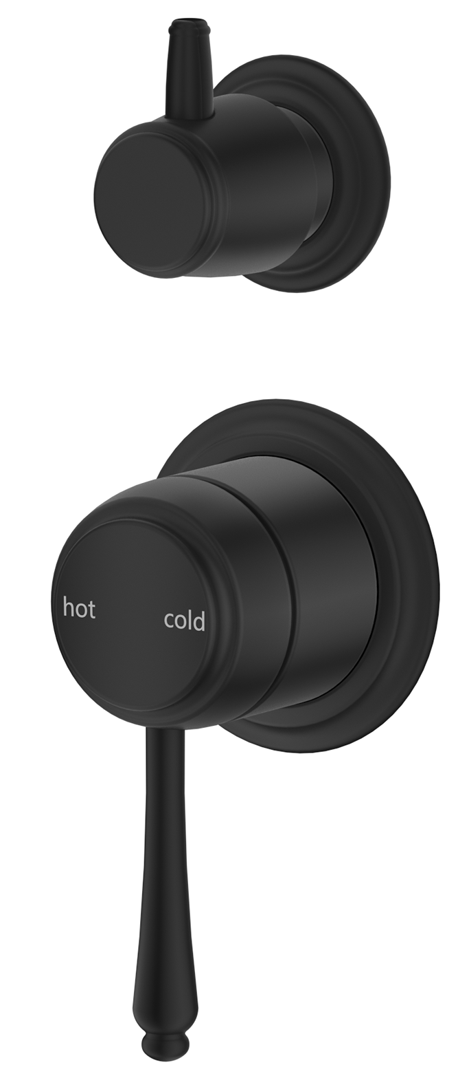 Bella Vista Mica Heritage Shower Mixer Diverter – TRIM KIT ONLY (SHM-4-DV-2P-BLK-TK)