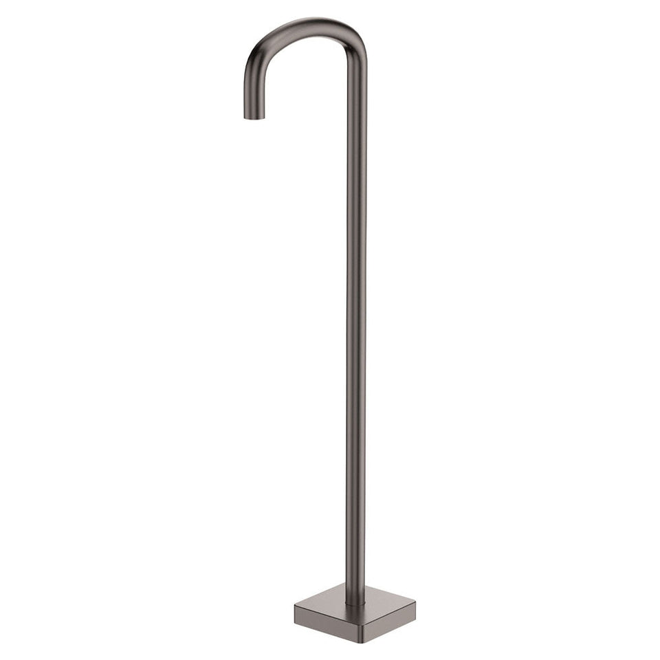 Fienza Tono Floor Mounted Bath Outlet Gun Metal
