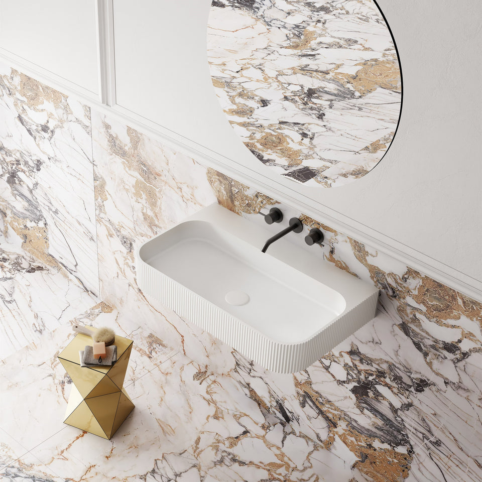 Cassa Design V-Groove Wall Hung Basin
