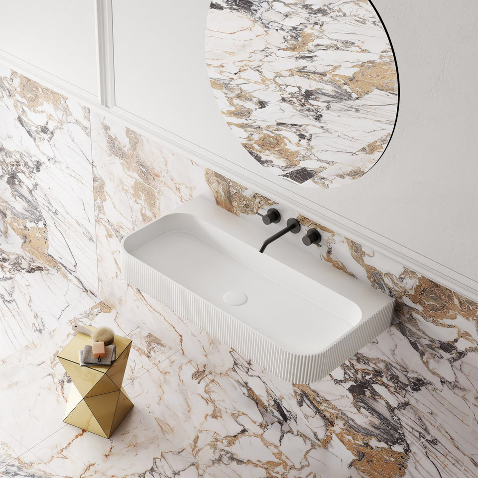 Cassa Design V-Groove Wall Hung Basin