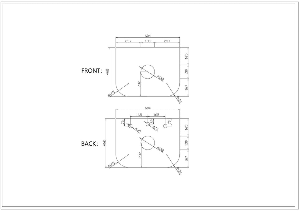 Rome Fluted Groove 600mm Wall-Hung Cabinet - Matt White - ST-60R