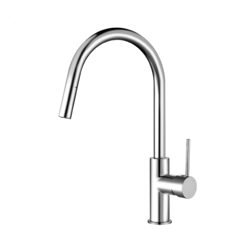 Modern National Star Mini Pull-Out Kitchen Mixer - Chrome (STRM005)