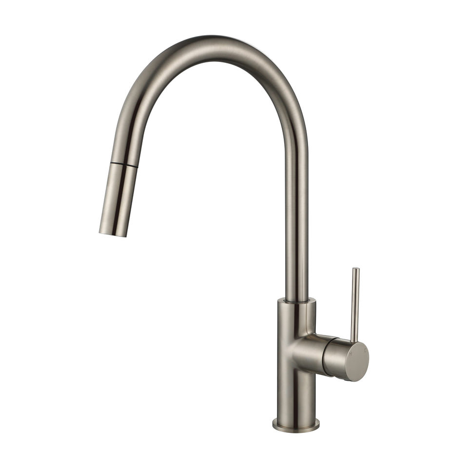 Modern National Star Mini Pull-Out Kitchen Mixer - Brushed Nickel (STRM005BN)