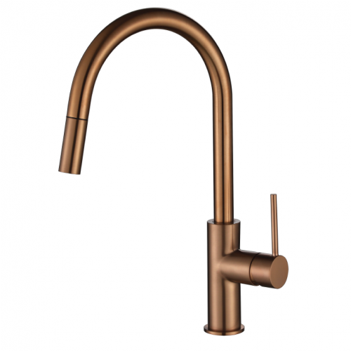 Modern National Star Mini Pull-Out Kitchen Mixer - Champagne (STRM005CM)