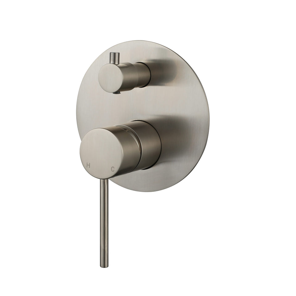Modern National Star Mini Shower Diverter Mixer - Brushed Nickel (STRM009BN)