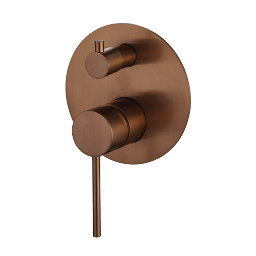 Modern National Star Mini Shower Diverter Mixer - Champagne (STRM009CM)