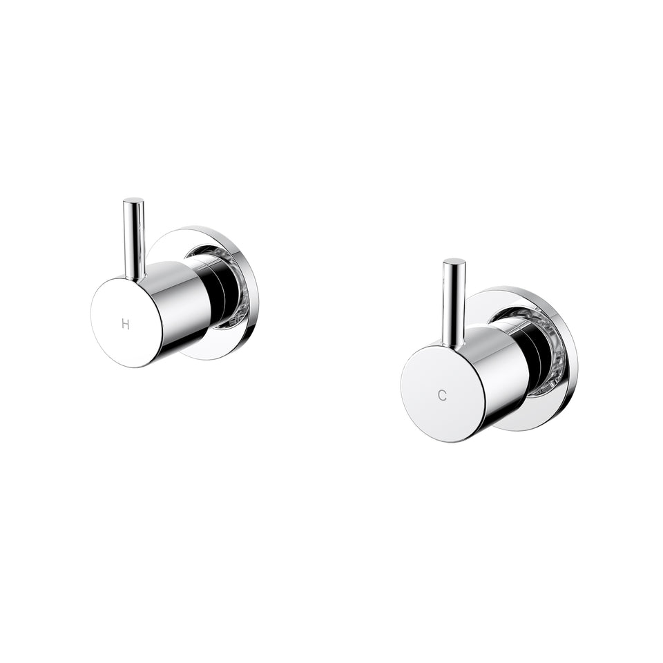 Modern National Star Mini Wall Top Assemblies - Chrome (STRM017)
