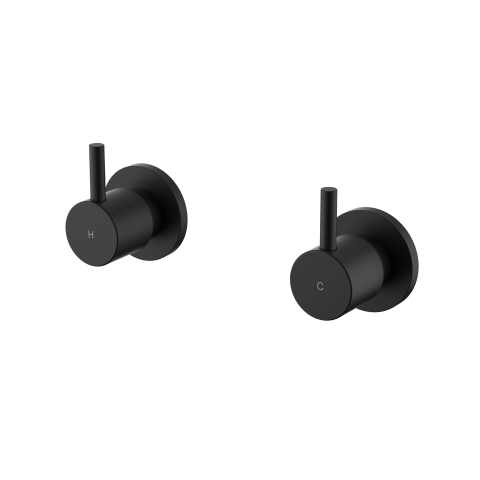 Modern National Star Mini Wall Top Assemblies - Matte Black (STRM017BK)