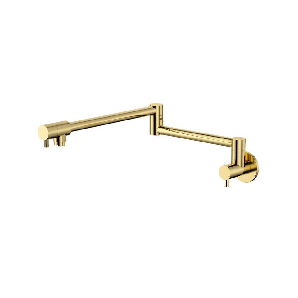 Modern National Star Mini Kitchen Pot Filler - Polished Brass (STRM020PB)