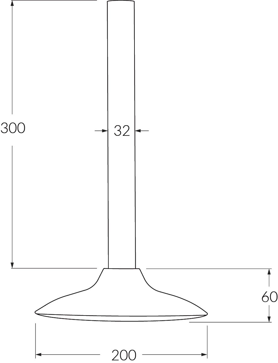 Sussex Monsoon Vertical Shower Arm