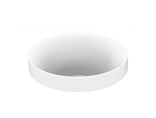 ADP Joy 280 x 190 Semi Inset Solid Surface Basin White