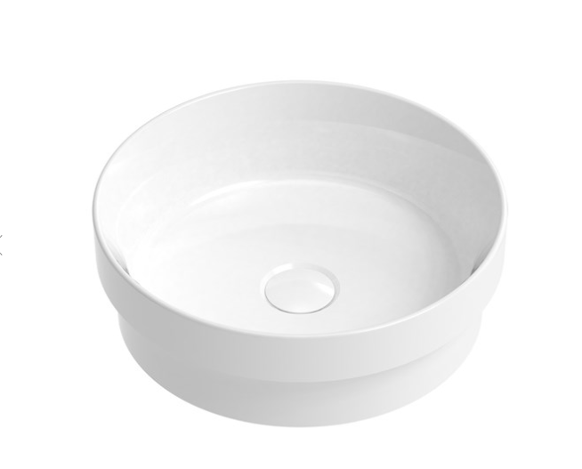 ADP Monica 355mm Semi Inset Basin Matte White