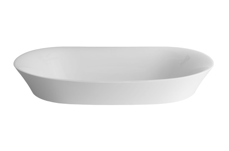 ADP Rise Semi-Inset Basin White Matte White