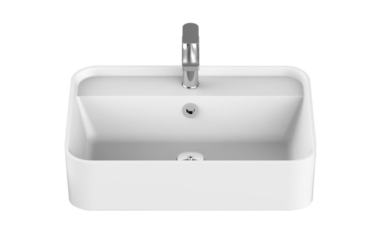 ADP Miya 550 Solid Surface Semi-Recessed Basin