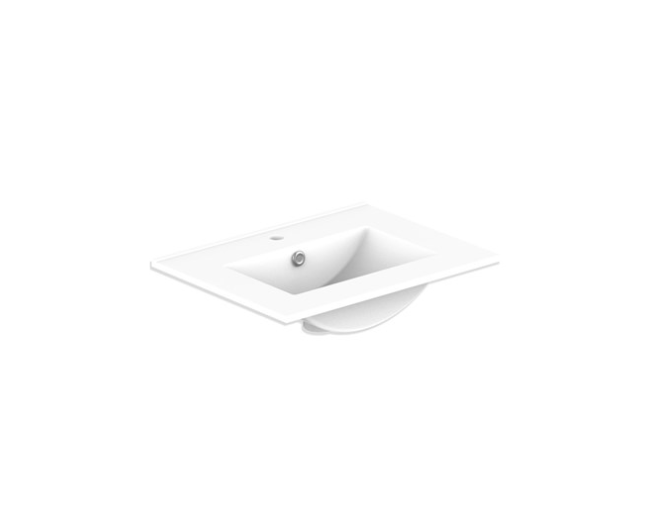 ADP Glacier Ceramic Moulded Top 600, Full Depth - 0 Taphole