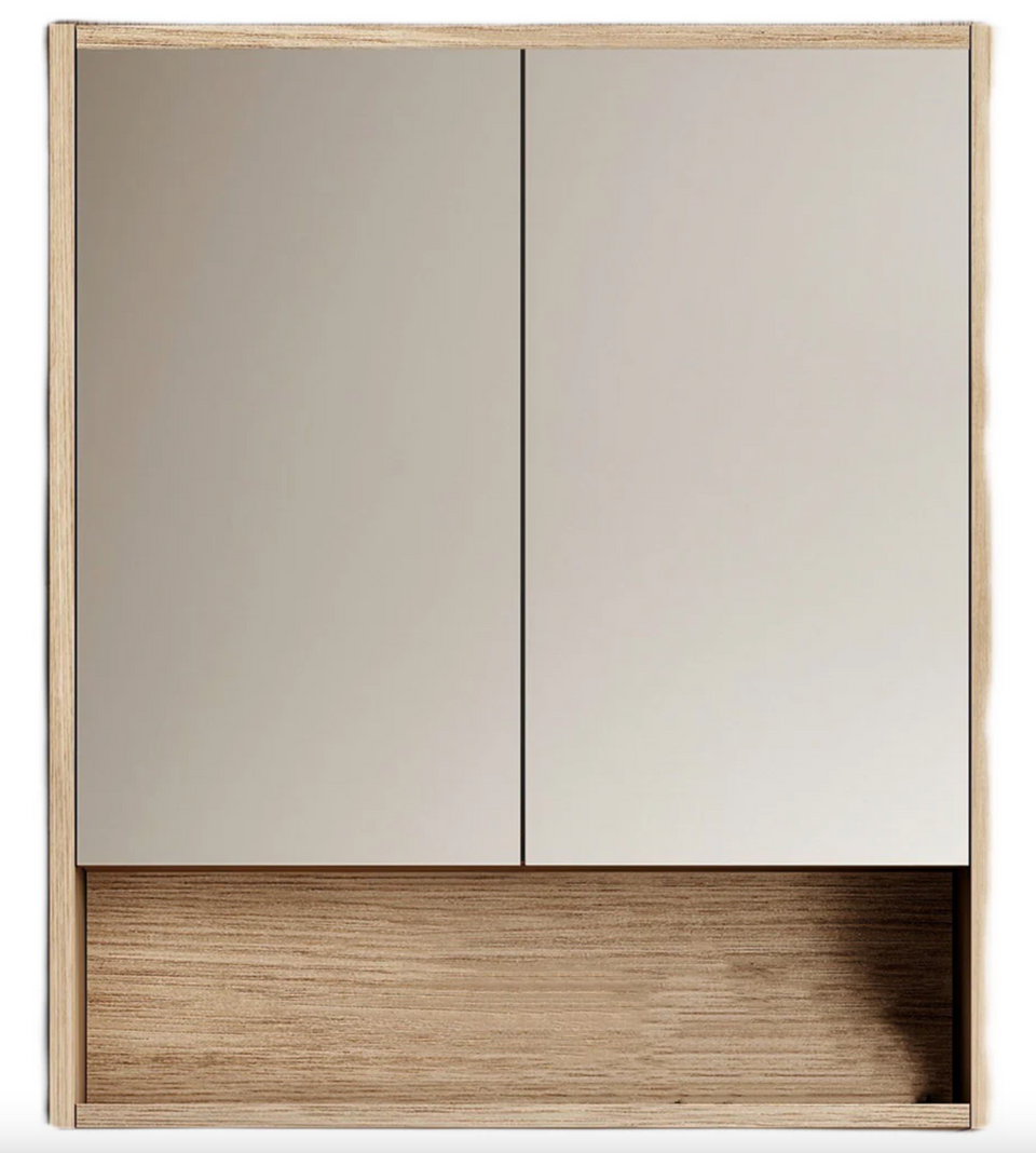 Cassa Design Cicero Shaving Cabinet - 900mm / Natural Oak (CIC900M-OAK)