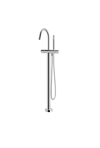 Circa Floor Mount Mixer with Hand Shower