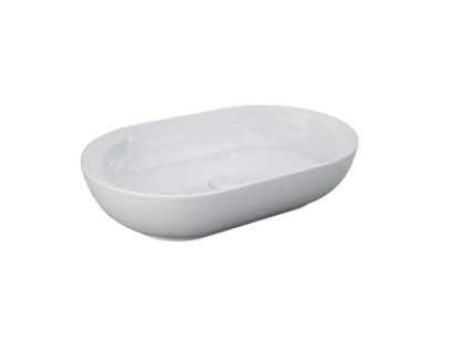 Fienza RAK FEELING Oval Above Counter Basin Alpine White (Previously RAK MOON)