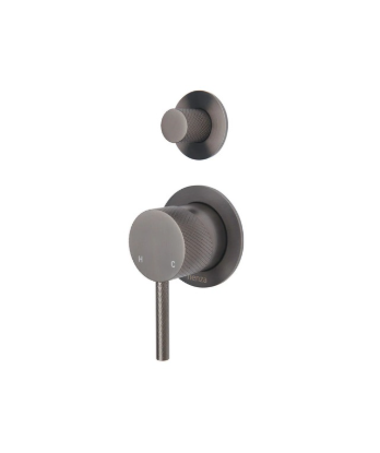 AXLE Wall Diverter Mixer on Small Round Plates