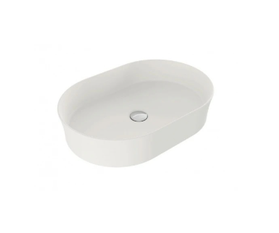 Turner Hastings Fino 55 x 38 Above Counter Fireclay Basin - Matte White (FI5491CTB-MW)