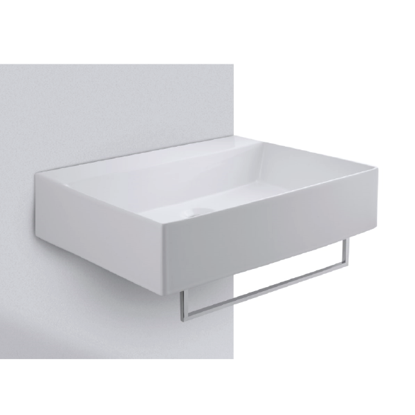 Studio Bagno Shard 50 towel rail - chrome