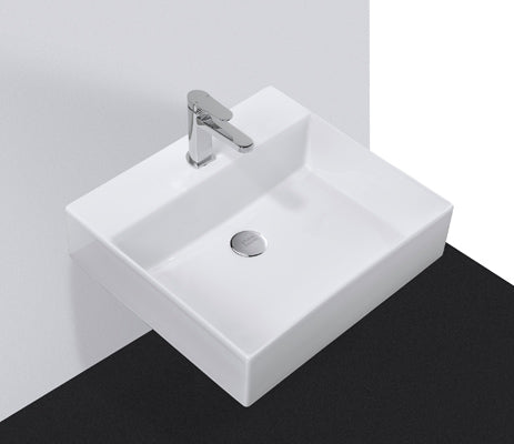 Studio Bagno Shard 50 Wall Hung Basin 1TH MW finish — src:Studio Bagno capture