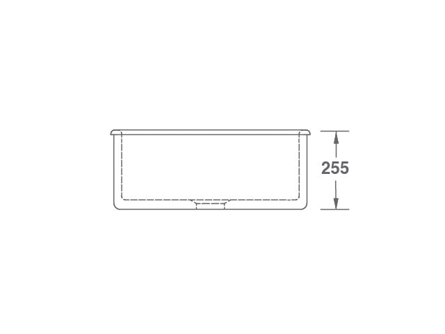 SCIN595WH | Shaws Inset 600 Sink