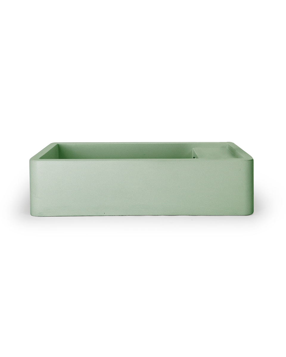 Nood Co Shelf 02 Basin - Wall Hung (Mint,Tap Hole,No Overflow)