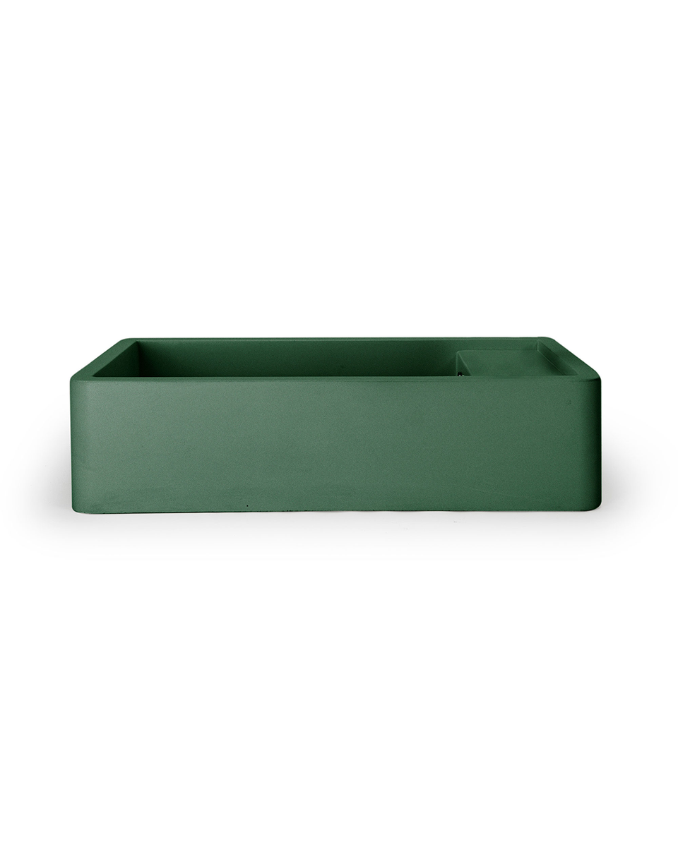Nood Co Shelf 02 Basin - Surface Mount (Teal,Tap Hole,No Overflow)