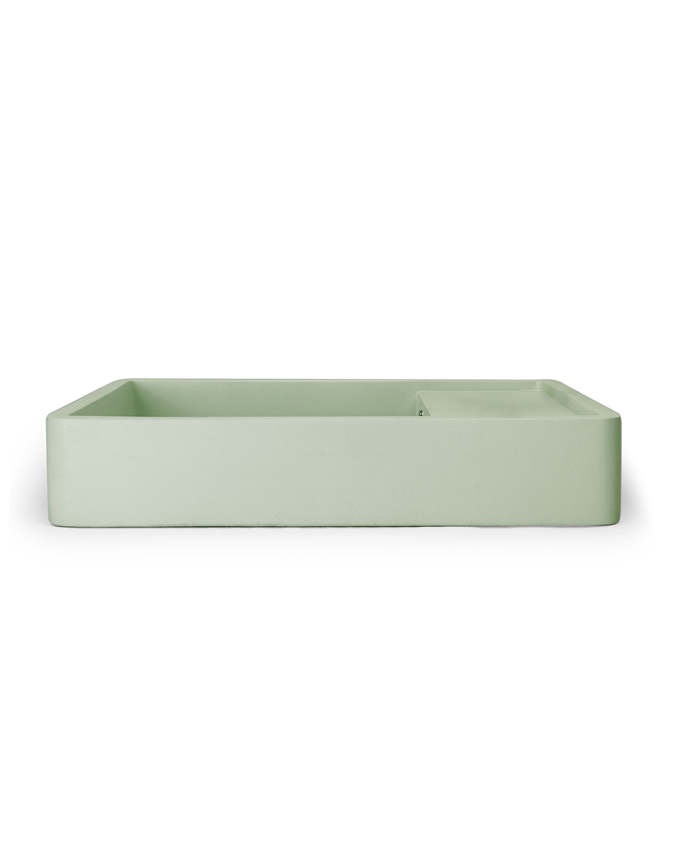 Nood Co Shelf 03 Basin - Overflow - Surface Mount (Mint,Tap Hole,Chrome)