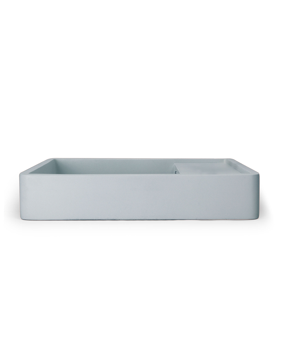 Nood Co Shelf 03 Basin - Overflow - Surface Mount (Powder Blue,Tap Hole,Chrome)
