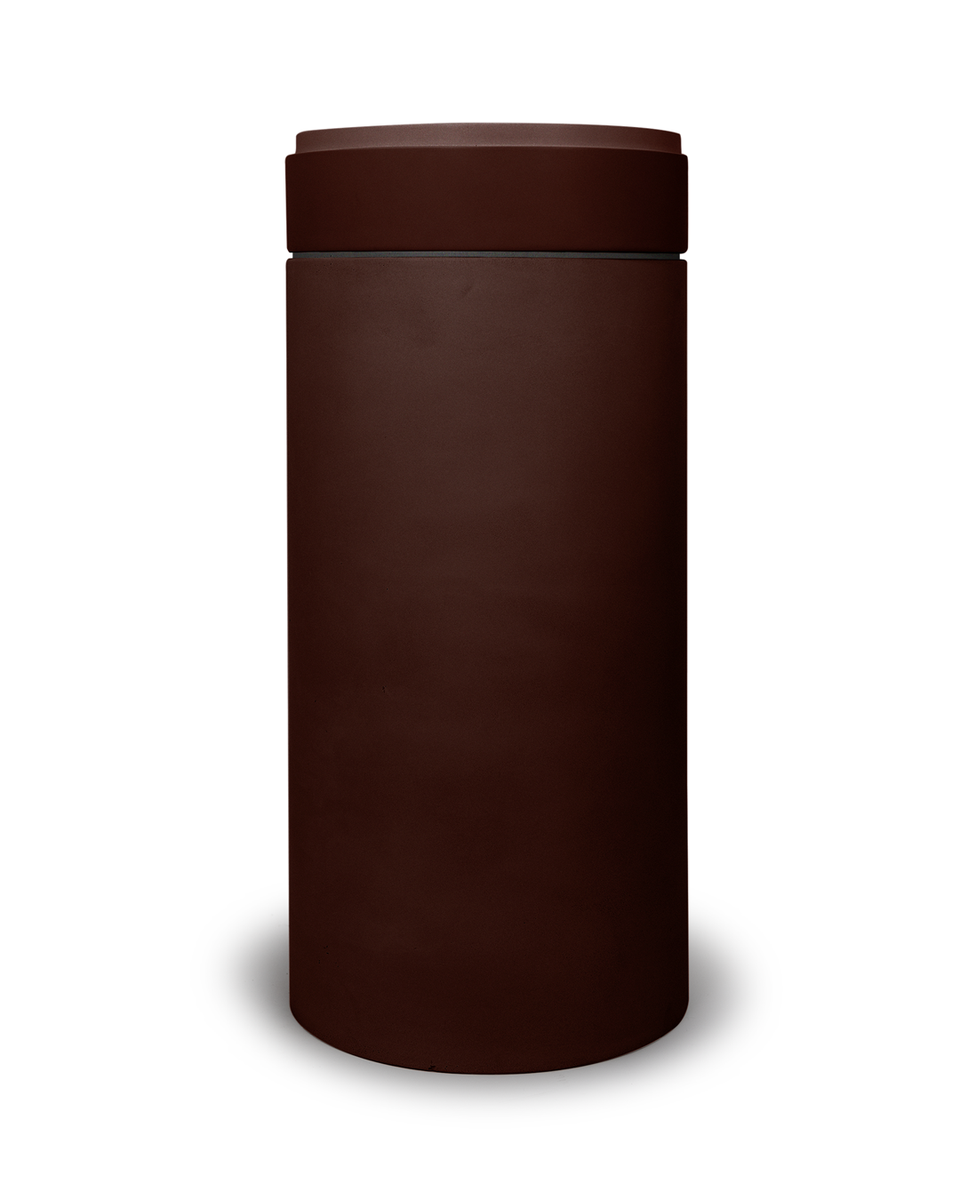 Nood Co Cylinder with Tray - Stepp Circle Basin  (Clay,Sky Grey)