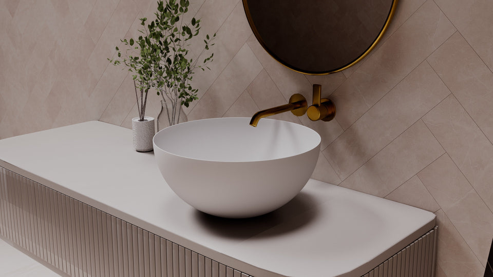 Pietra Bianca Summer Above Counter Basin