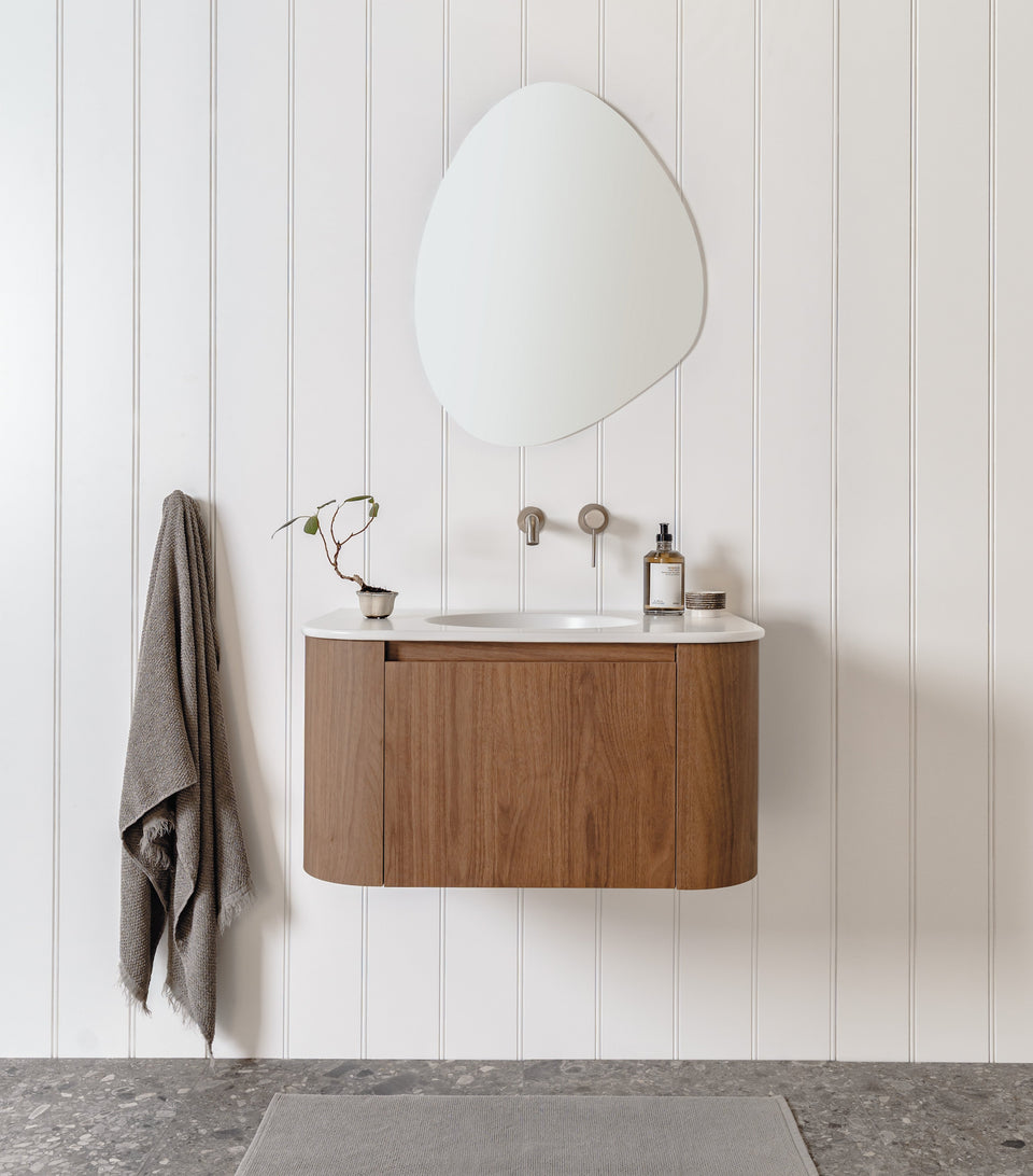 ADP Surry Curved Wall Hung Vanity Ceramic Benchtop