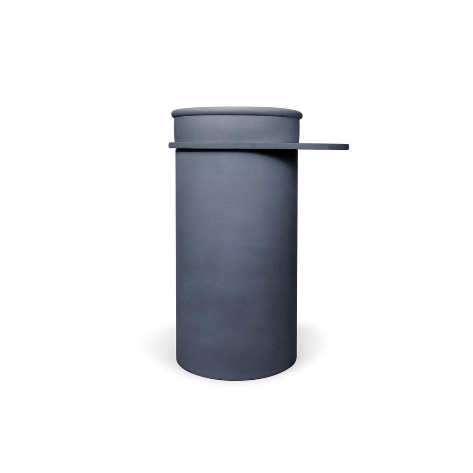 Nood Co Cylinder with Tray - Tubb Basin - Copan Blue / Copan Blue Tray (TB1-4-0-CO-TCO)