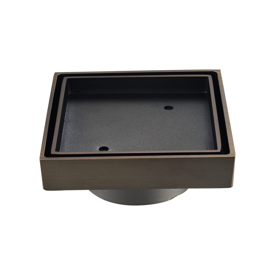 Modern National Tile Insert 75mm - Antique Brass (TFS075AB)