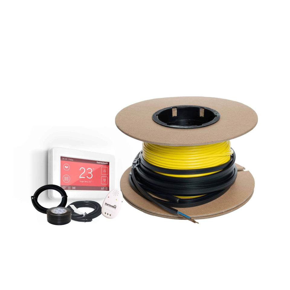 Thermogroup Thermowire Underfloor Heating System Kits Including Dual Thermostat
