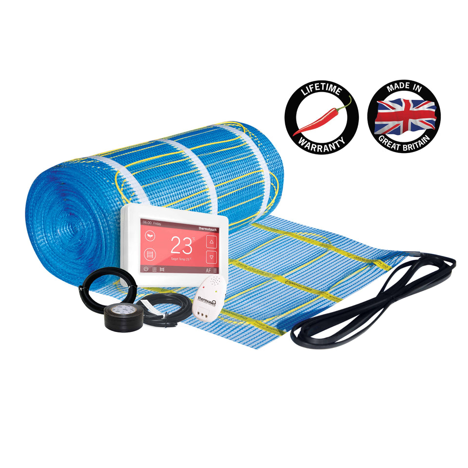 Thermogroup Thermonet 200W/m² In Screed and Bathroom Heating Kit – Dual Controller (112006TD)